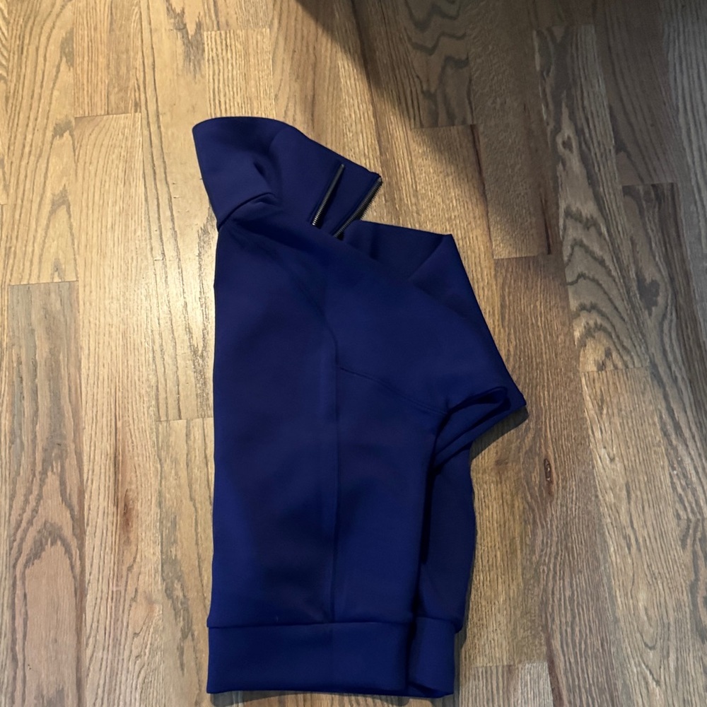 SPANX Deep Blue Zip-Up Jacket - Picture 4 of 5